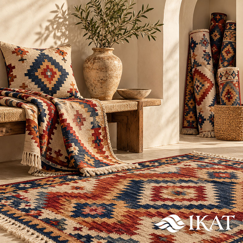 Handwoven IKAT textile